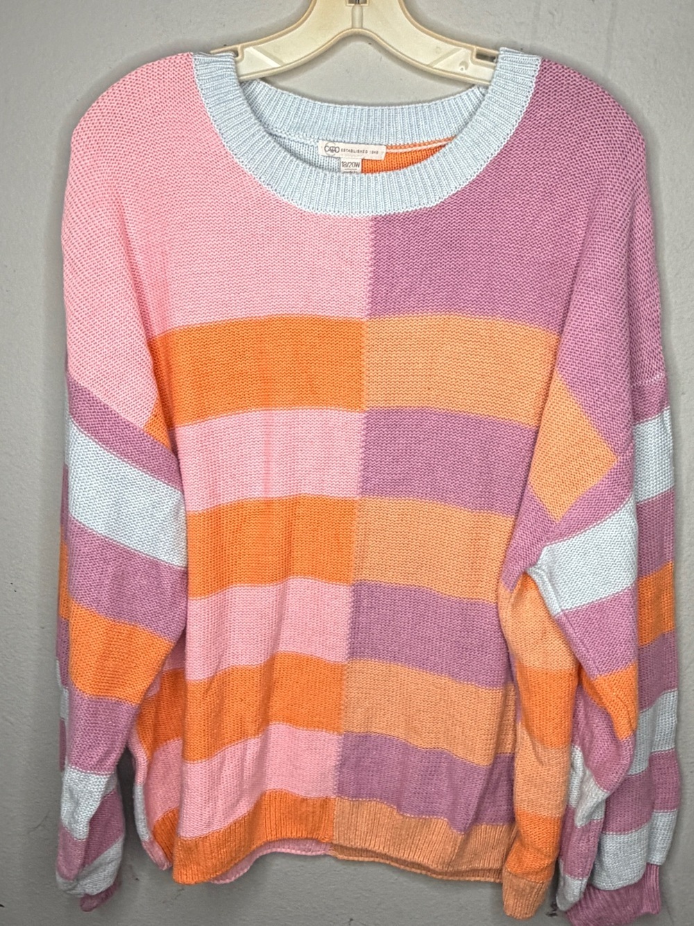Cato Color Block Sweater - Picture 7 of 7